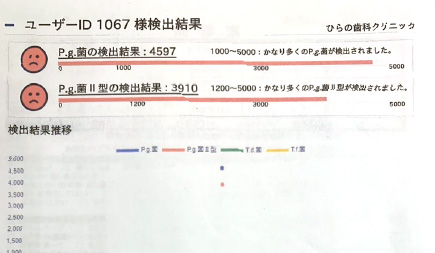 検査結果シート 画像